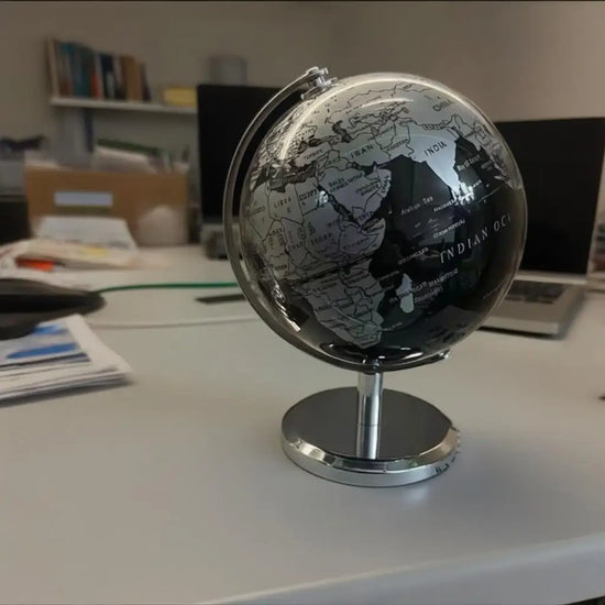 Desktop Elegant Globe Ornament Home Living Room Wine Cabinet Decorative Globe Family Exquisite Vintage Style Globe Decoration